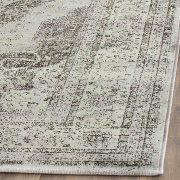 Moura Oriental Viscose Area Rug, Rectangle 99 x 170cm
