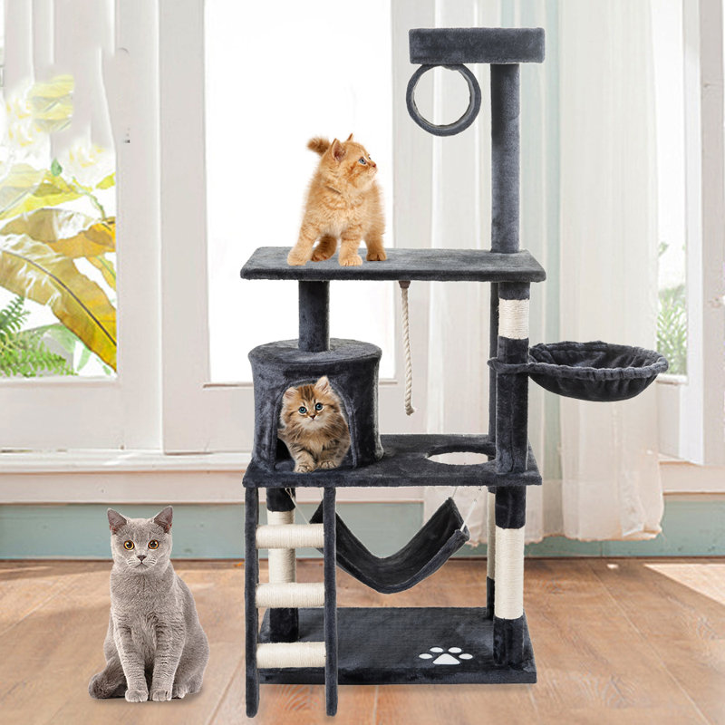 Gideon 146cm H Cat Tree, Grey
