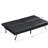 sofa bed black pvc