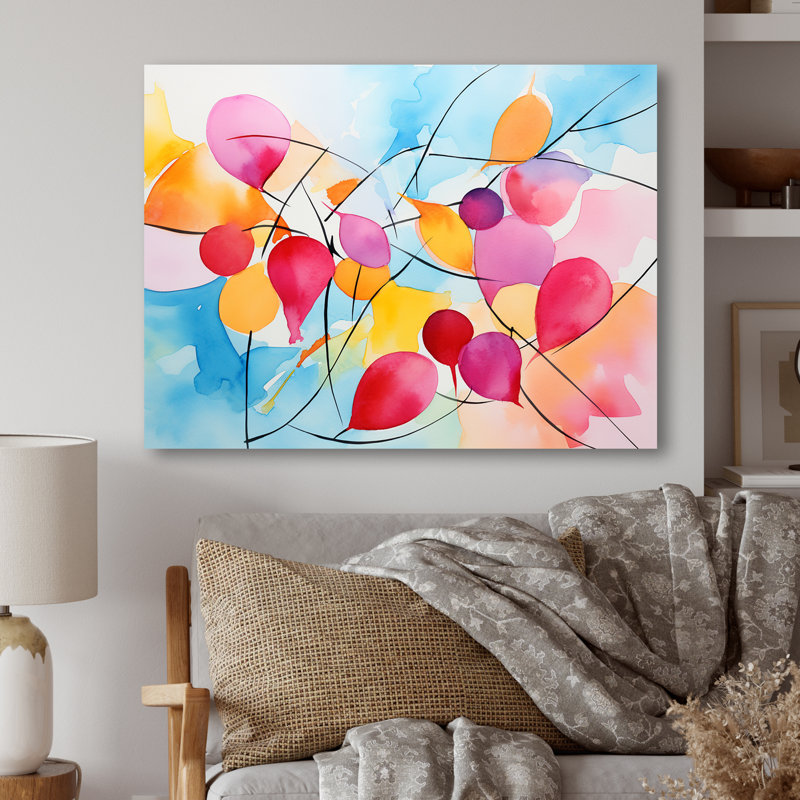 «Pastel Color Geometric Ink Collage V», art mural géométrique en métal MT137602, H 12 po x l 20 po x P 1 po