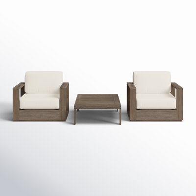 Hilde 2 - Person Patio Conversation Sets with Cushions