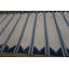 Ivory Antique Geometric Stripes Flatwoven Indian Cotton Dhurrie Gallery Rug
