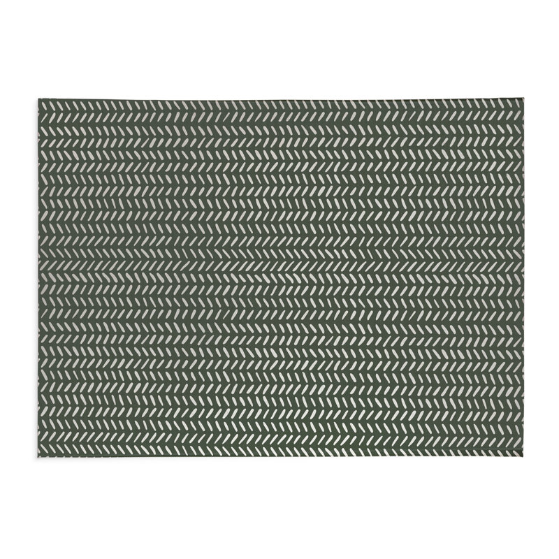 Tapis de bureau léger Dream Splat, L 3 pi x L 2 pi, Chimichurri