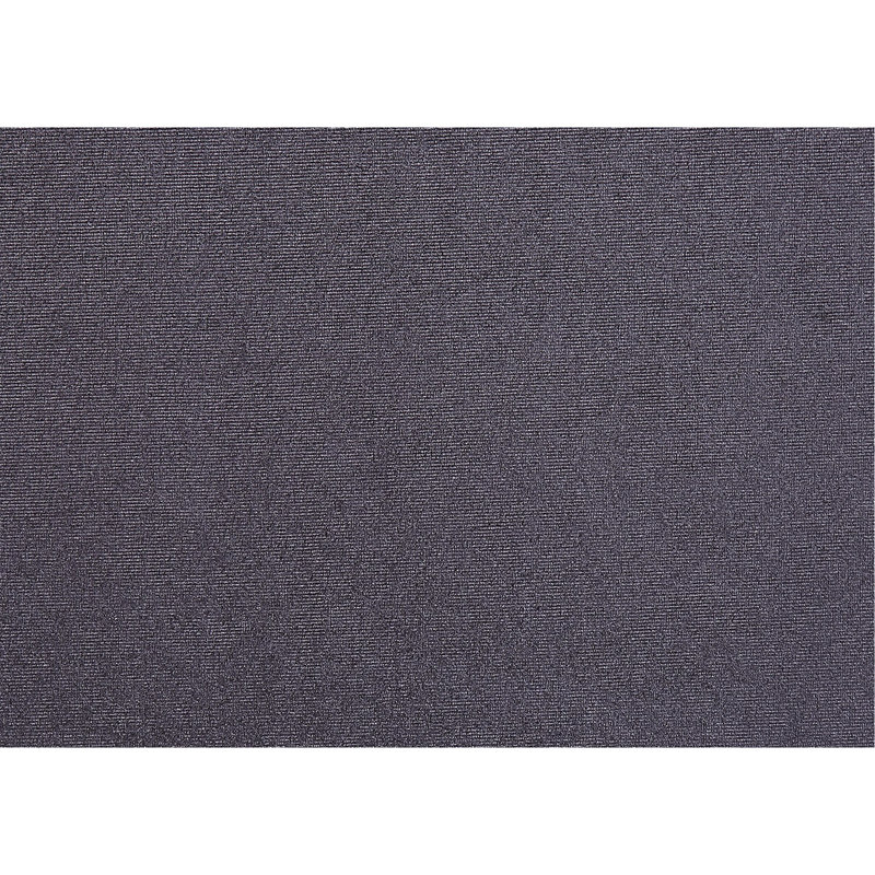 Chaise d'appoint en cuir synthétique noir et acier inoxydable (ensemble de 2)