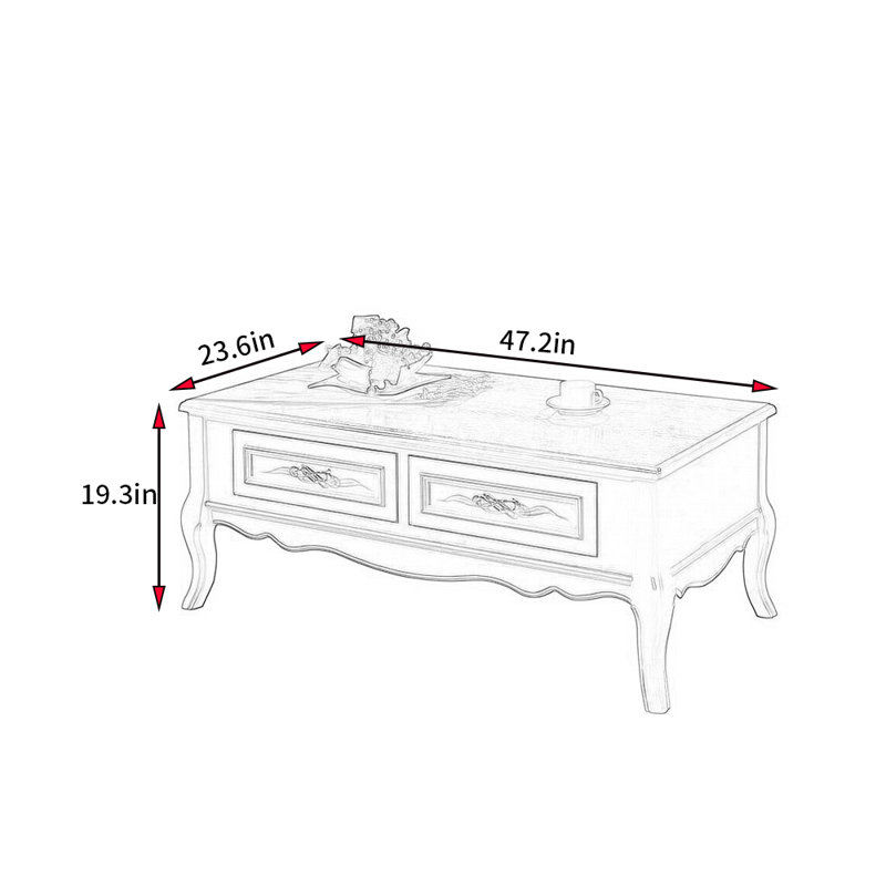 Table basse American Retro