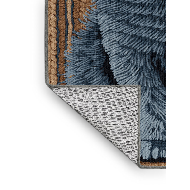  Tapis lavable Chartreux, Rectangle de 5 pi x 8 pi