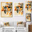 Reproduction d'art de feuilles de terre I - feuillage orange-515906252-515906253