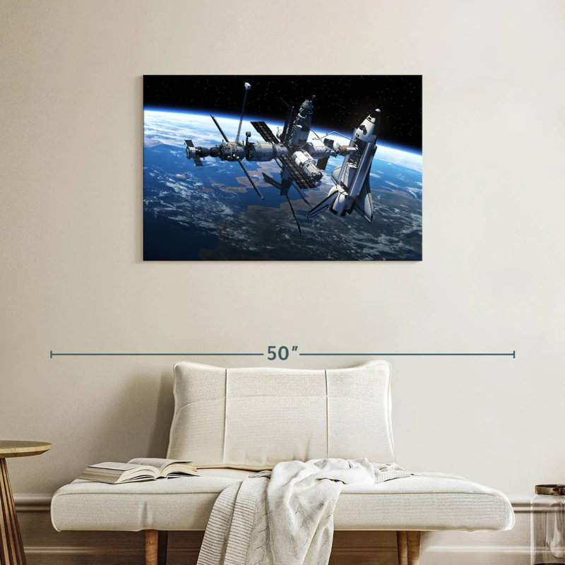 Oberle Space Station, 24" H x 36" W