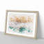 Huntington Beach California - Picture Frame Painting Print-56736110-56736109