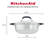 KitchenAid Stainless Steel Casserole with Lid, 4-Quart, Brushed Stainless Steel