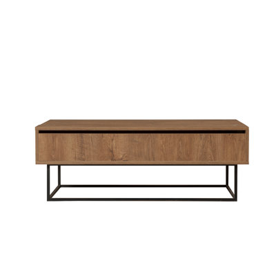 Table basse à plateau relevable avec rangement Dhyan
