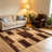 Sepia Abstract Tribal carpet-easy to clean, machine-washable, soft and comfortable; suitable for door mats, kitchens, living rooms, bedrooms, corridors, and laundry areas. Easy to clean, durable carpet for home decoration.-1007413787