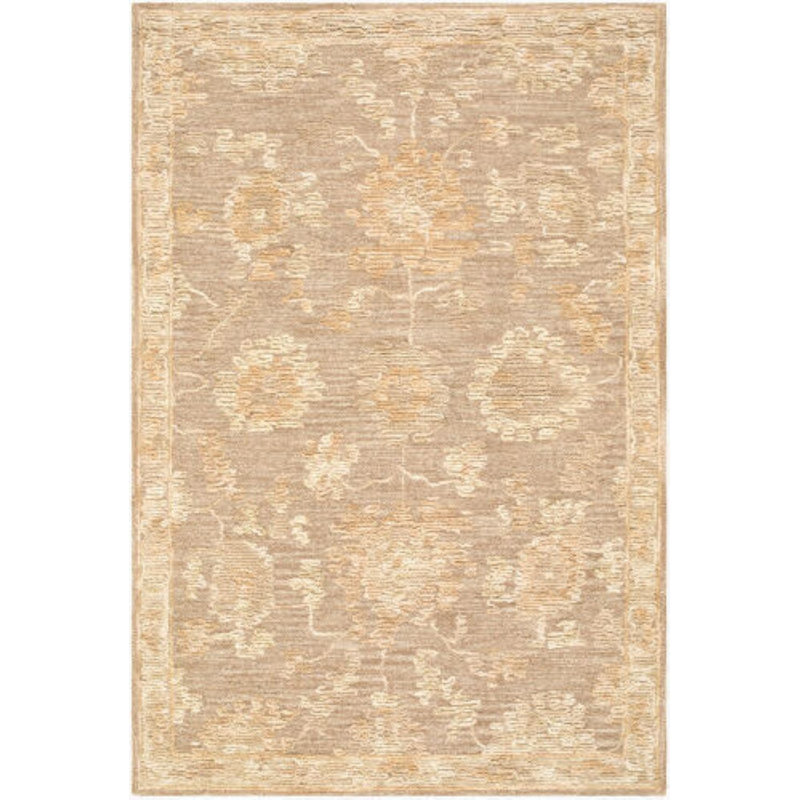 Shiv Classics Hand Tufted, Rectangle 8' x 10', Brown