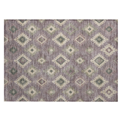 Machine Washable Indoor/Outdoor Chantille ACN2952 Geometric Rug