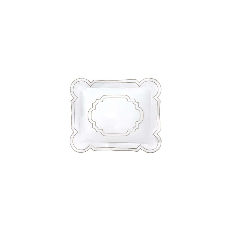 Artemide Embroidery By DEA Cotton Pillow Sham, Budoir