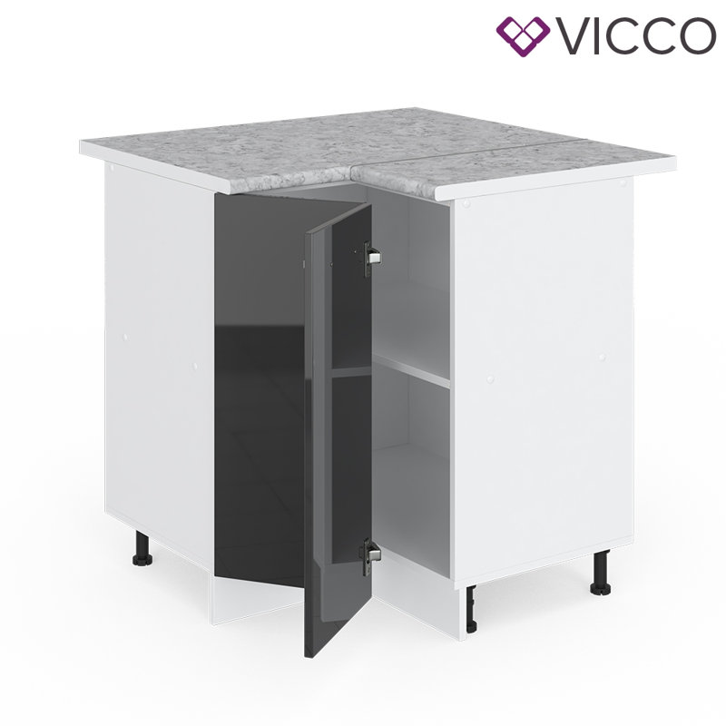 Mecnun 81.6 cm H Base Unit, Anthracite