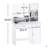 Vanity Desk With Mirror And LED Light Strip,Dressing Table With Large Drawer, 3 Level Storage Dresser & 3 Lighting Modes Adjustable Brightness-67474806