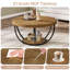 Maissane Floor Shelf Coffee Table with Storage-1066789282