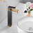 Waterfall Vessel Sink Faucet One Hole Bathroom Faucet with Drain Assembly-88740450