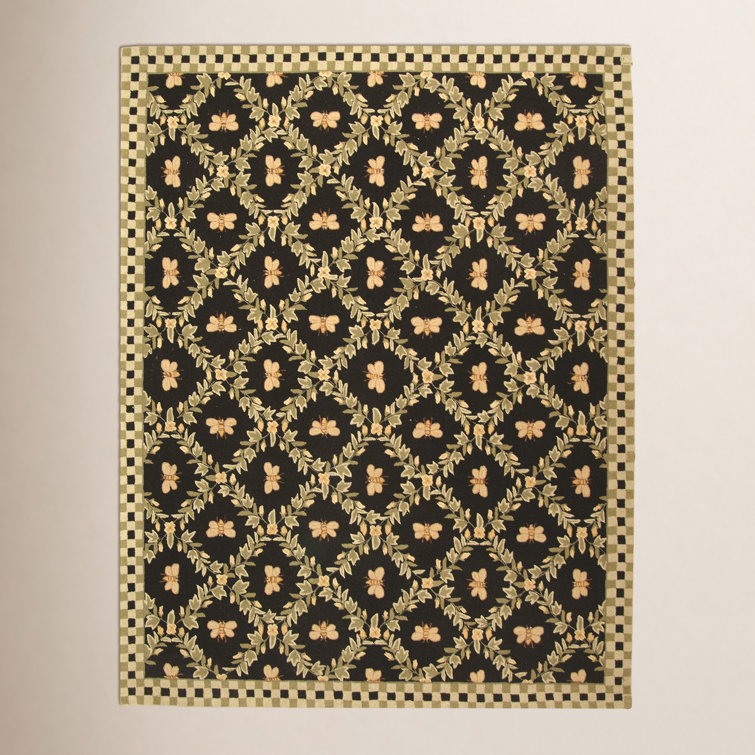 Hand Hooked Wool Southwestern Rug