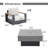 5 - Piece Outdoor Seating Group With Swivel Chairs And Fire Pit Table-1100361500
