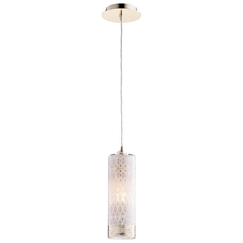 Kaska 1 - Light Pendant, Blue, 15" H x 4" W x 4" D