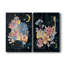 Fleurs au clair de lune I - Toile tendue avec châssis de qualité supérieure - Prêt à accrocher-108965859