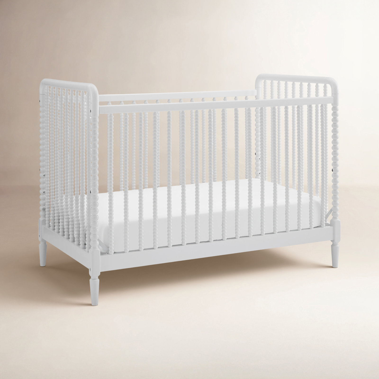 Saint 4-in-1 Convertible Crib, Bianca White, Crib