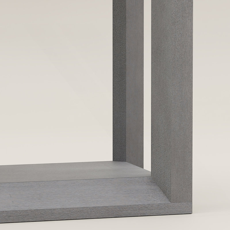 Rectangular Console Table, Sofa Table, Gray