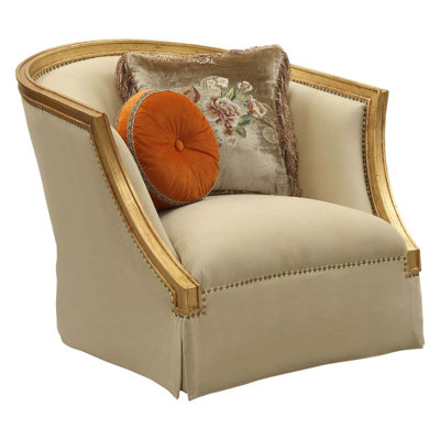 Fauteuil en velours l 40 po Apollonio