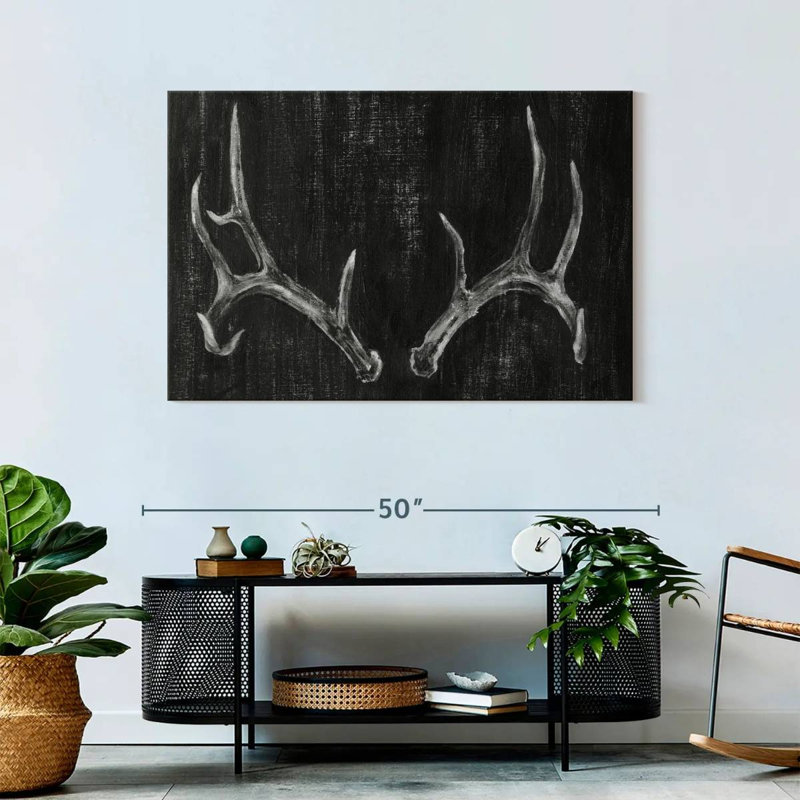 Senne Rustic Antlers I, 30" H x 45" W