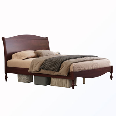 Queen Size Bed with Arched Headboard