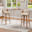 Ensemble de 2 tabourets de bar pivotants 29,2 po-258500003-258500014