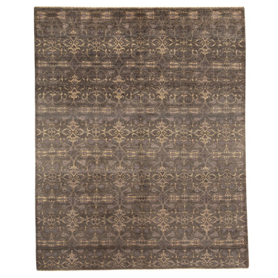 Tapis rectangulaire noué à la main