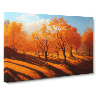 Autumn Forest Painting Vol.5 - Wrapped Canvas