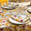 6 Organic Linen Napkins in Saint Valentine