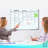Magnetic 18”x24” Glass Whiteboard Calendar Planner