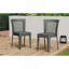 Chaises d'extérieur polyvalentes empilables avec matériaux durables et design élégant, ensemble de 2-187022390