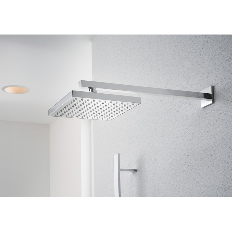 Bras de douche mural Rohl 17 3/16 po, Chrome poli