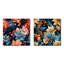 Motif floral botanique ultra moderne - ensemble de 2 impressions murales florales-933910627-933910629