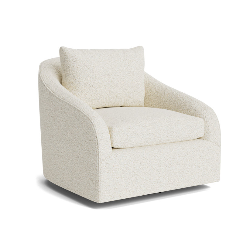 Laurel Swivel Chair, Berber - Cream