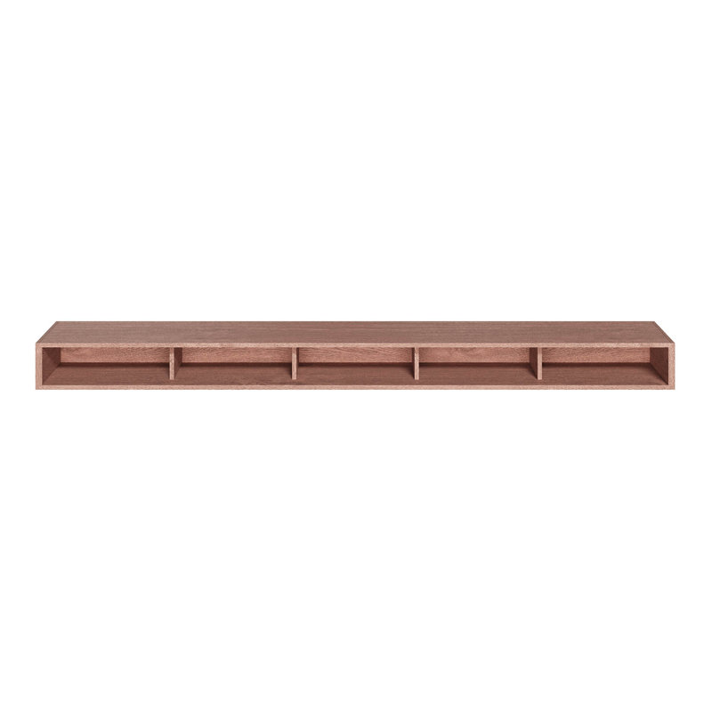 5.25 In. D X 9.25 In. W X 48 In. L Unfinished White Oak Wood Mantel, 48" L, Natural Red Oak