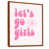 Toile avec cadre flottant brun