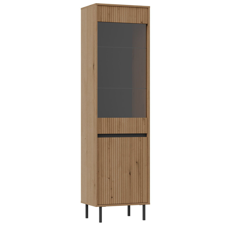 Bisleidy Display Cabinet, Brown