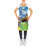 No Pattern Bib Apron