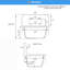 Anchor 22" L x 18" W Wall Mount Laundry Sink-109101234