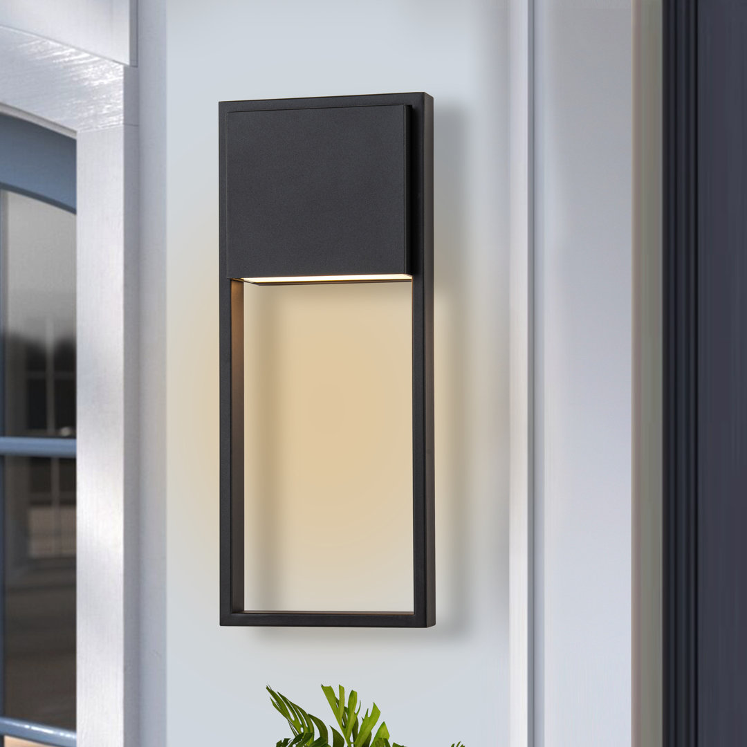 Hugall LED Wall Light Ivy Bronx