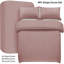 4-Piece Striped High Quality Duvet Cover Set with Fitted Sheet & 2 Pillowcases -116724612-116724611