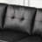 Sorenza 74"W PVC Reversible Sectional Sofa Chaise With LED Light, USB Port, Nailhead Trim, Throw Pillows, Tufted Cushion-120785859-108953620