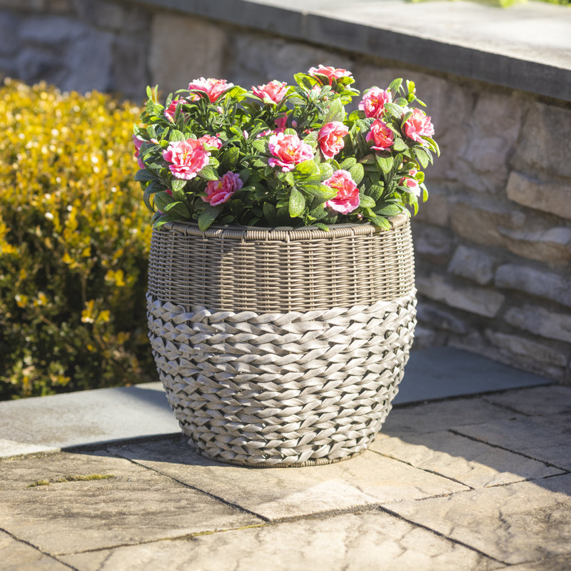 Pot à fleurs en résine Sandvos
